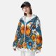 thumbnail image 3 of Fotbe Spring Butterfly Flowers Chaqueta con Protección Solar UPF 50+ para Hombre y Mujer, Camisa con Capucha y Bolsillos-Small, 3 of 7