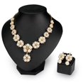 thumbnail image 4 of Fashion Necklace Pearl Set Bridal Accessories Pearl Necklace Earring Set, 4 of 4