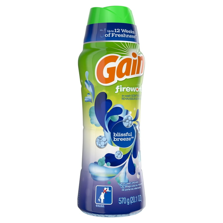 Gain Fireworks Blissful Breeze In-Wash Scent Booster Beads