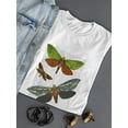 thumbnail image 3 of Butterflies On Paper Iii. T-Shirt Women -Fab Funky Designs, Female 5X-Large, 3 of 4