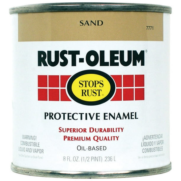 RustOleum Stops Rust Indoor and Outdoor Gloss Sand Protective Enamel 0