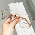 thumbnail image 2 of Lunettes de Protection pour Femmes, Monture Carrée, Ultra Légères, Couleur Bonbon, Transparentes, Gris Transparent, 2 of 6