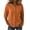 03# Orange, variant on Ihhxva Women's Linen Tops V-Neck Embroidered Blouse Loose Fit Cotton Top Casual Summer Beach Tunic Flowy Boho Chic M-2XL