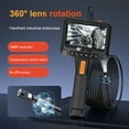 thumbnail image 3 of Articulating Borescope with 5in IPS Screen, Dual Lens Camera, 1920x1080P HD Endoscope, 2000mAh Battery, 360 Rotation, 32GB Card with Industrial Use, 3 of 7