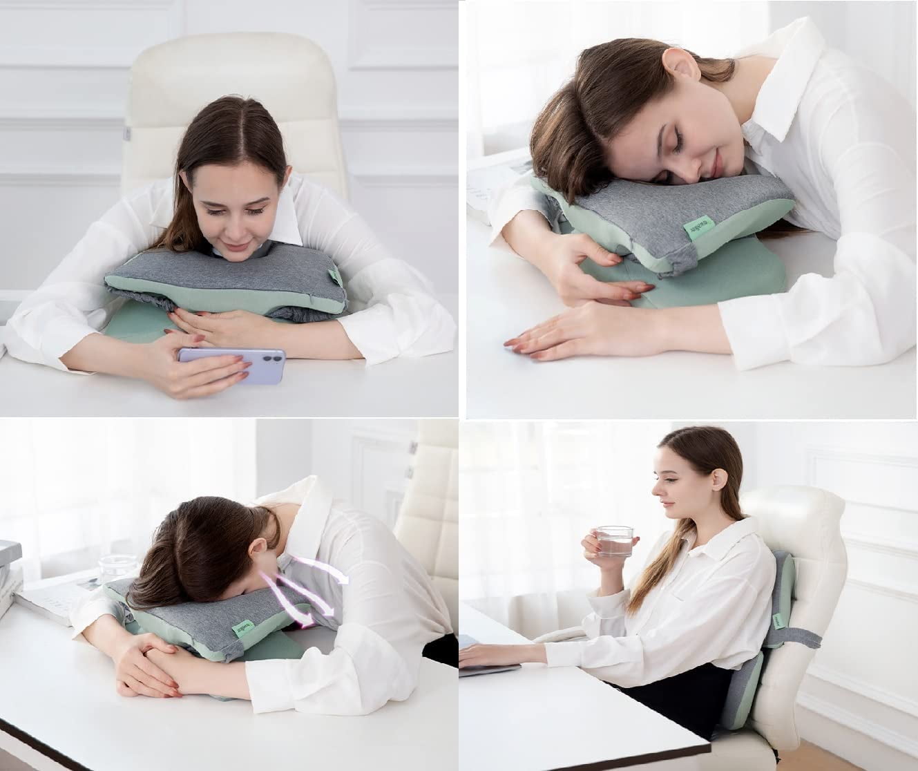 Desk Pillow for Napping, Office Pillow for Supporting The Waist When