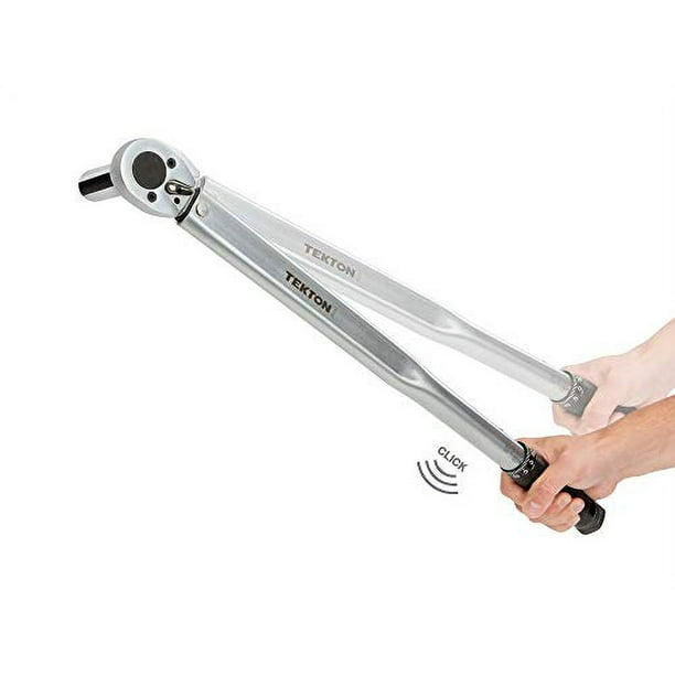 TEKTON 1 2 Inch Drive Click Torque Wrench 25 250 ft. lb. 24340