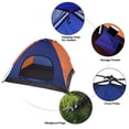 thumbnail image 4 of TOMSHOO Tente de Camping pour 3-4 Personnes Légère pour Randonnée en Plein Air, 4 of 8