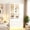 4door White, variant on JassmiPkwy 75" Tall 4-Door Armoire Wardrobe Closet with 3 Drawers & 2 Mirrors, Modern Wooden Bedroom Armoires with Hanging Rod and LED Lights for Bedroom, White
