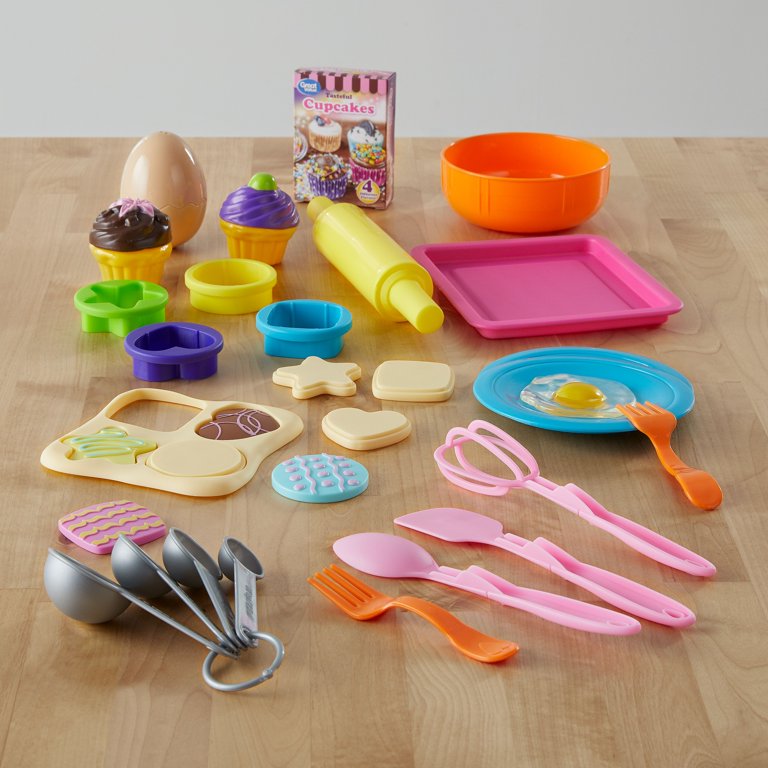 Agptek 26 Piece Kids Silicone Toy Baking Set, Multi-Color