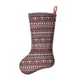 thumbnail image 2 of Christmas Stockings,Red and White Christmas Folk Pattern Stockings Christmas,14.8'' Xmas Stockings,Christmas Party Favors,Christmas Party Decorations,Christmas Stockings Personalized, 2 of 5