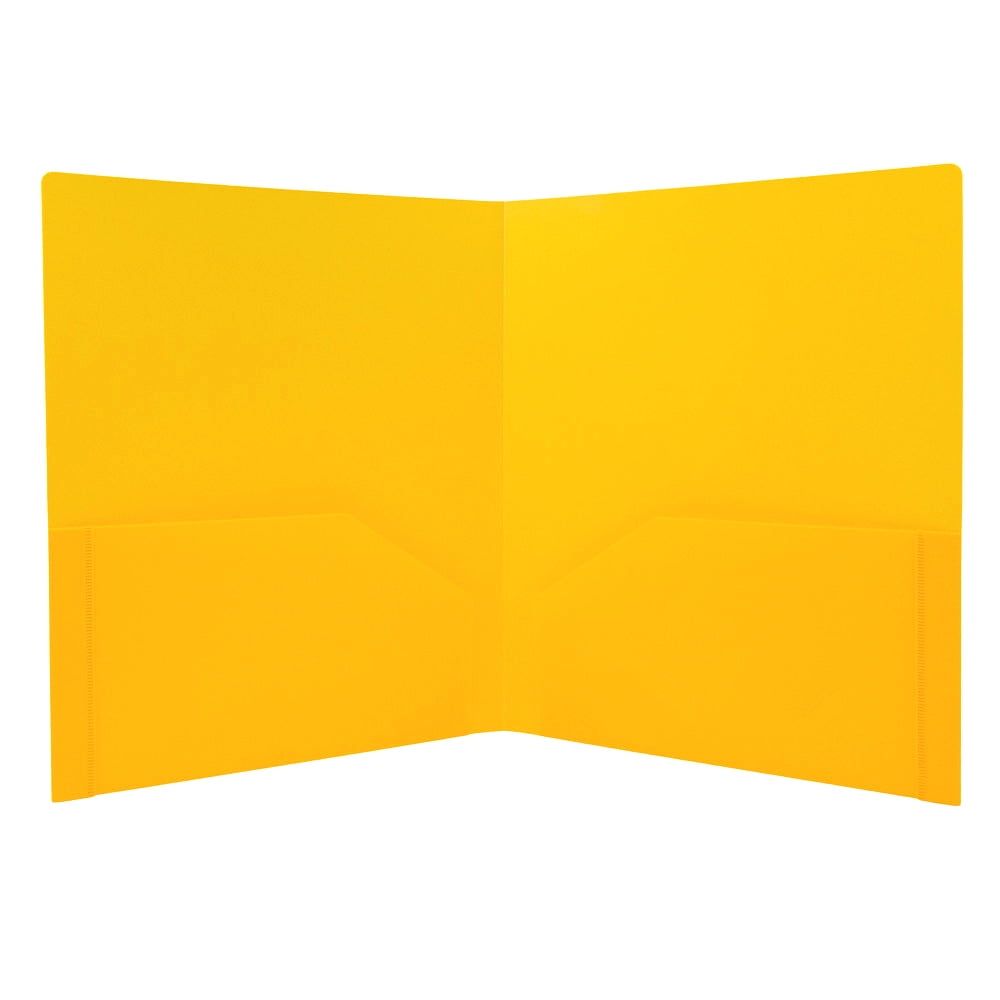 yellow poly folder