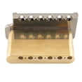 thumbnail image 5 of Musiclily Ultra 52.5mm(2-1/16 inch) Full Solid Brass 6-Screw PRS Style Knife Edge Tremolo Bridge for Strat Style Electric Guitar, Nickel, 5 of 5