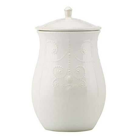 Lenox French Perle White Dinnerware Cookie Jar