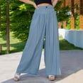 thumbnail image 5 of Casual Pants Womens Tall Autumn And Winter Womens's Wide Legged High Waisted Jeans Casual Pants Wide Leg Pants for Womens, 5 of 8