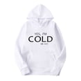 thumbnail image 1 of Dolkfu Sudadera con capucha para hombres, sudadera holgada con capucha y bolsillo, ropa de calle para hombres con estampado de letras S, 1 of 5