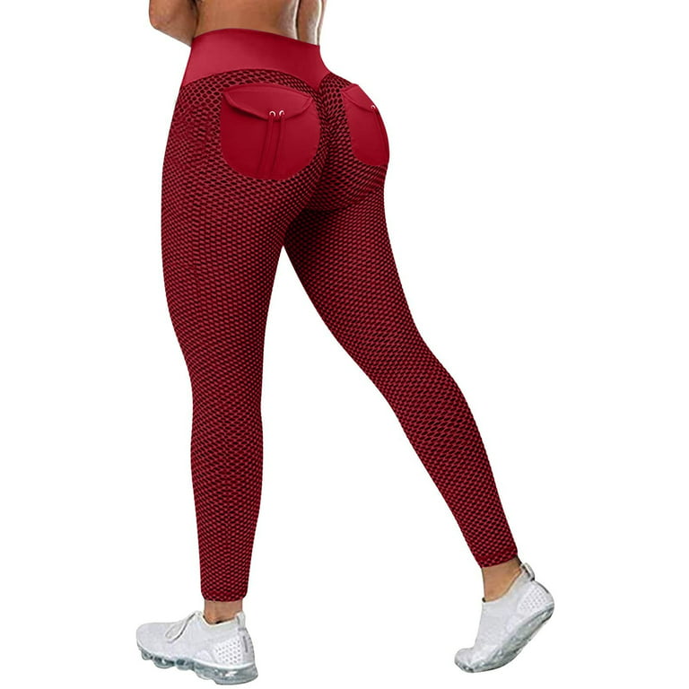 Women Yoga Pants With Pocket Tummy Control Soft Fit Casual High Waist  Female Lounge Workout Running Butt Lift Tights Lady Leisure Booty Leggings  Yoga Long Trouser For Women 