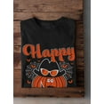 thumbnail image 3 of Happy Halloween Fun Pumpkin T-Shirt Men -Image by Shutterstock, Male x-Large, 3 of 4