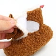 thumbnail image 2 of Orchip Autumn Winter Fleece Booties Newborn Baby Boy Girl First Walkers with Bow 0-18M, 2 of 6
