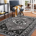 thumbnail image 2 of SAFAVIEH Vintage Hamadan Altan Oriental Area Rug, Grey/Black, 8' x 10', 2 of 8