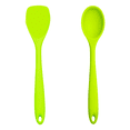 thumbnail image 1 of Juego de mini utensilios de cocina de 2 piezas: utensilios de cocina de silicona con espátulas, 1 of 5