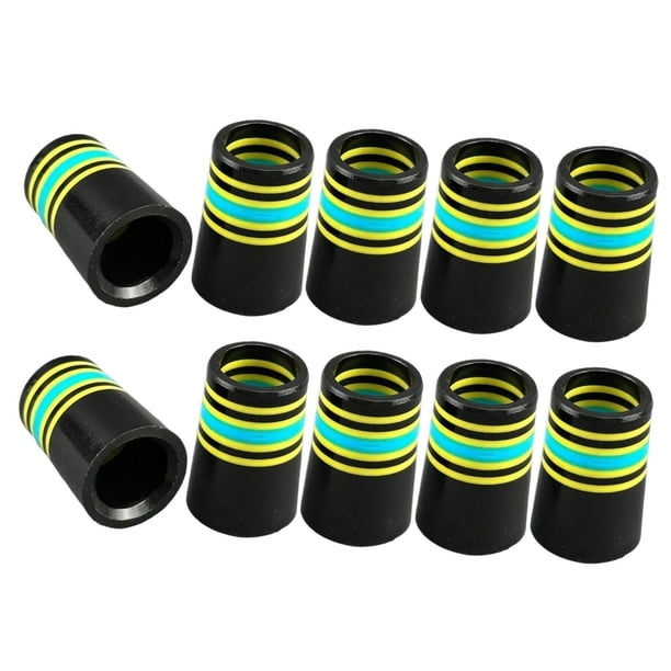 Casquillos de hierro para golf, cubiertas de plástico para ejes 370, fácil instalación y reemplazo. Amarillo Azul