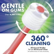 Brilliant Child Toothbrush by Baby Buddy, Ages 2-5, Soft Round Head, All-Around Clean, Pink, 1 Pack