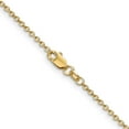 thumbnail image 4 of 14K Yellow Gold 1.4mm Round Open Wide Link Cable Chain (24 X 1.4) Made In South Africa pen214-24, 4 of 5