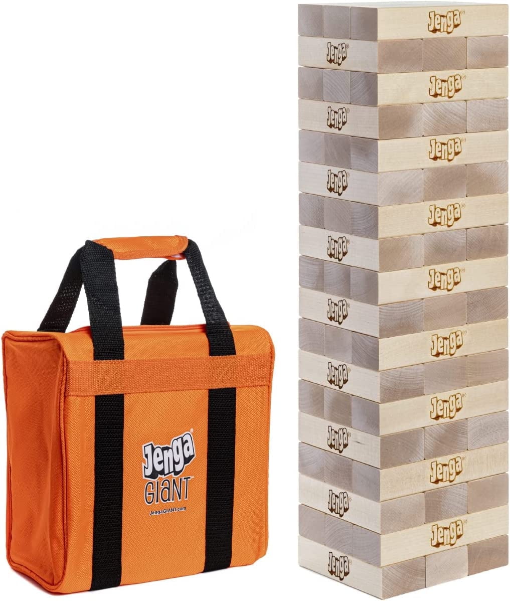 Jenga Giant Family Edition Stacking Game by University Games