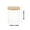 Clear, variant on Tall Clear Airtight Food Storage Jar with Wood Lid | Spaghetti & Pasta Container | Pantry Organization | Stackable Kitchen Storage for Grains, Cereals, Flour & Dry Goods | 1-Pack