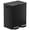 Matte Black, variant on 16 Gallon Stainless Steel Dual Compartment Combo Step Pedal Trash Can and Recycle Bin Silver