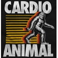 thumbnail image 2 of Cardio Workout Bigfoot Sasquatch Hoodie Sweatshirt Women Men Brisco Brands M, 2 of 6