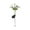 White #4, variant on Solar Flower Lights Outdoor Garden Decor | Adjustable Stems LED Stake Lights | Auto On/Off | Weather Resistant | Bright Up to 8 Hours | 1-Pack