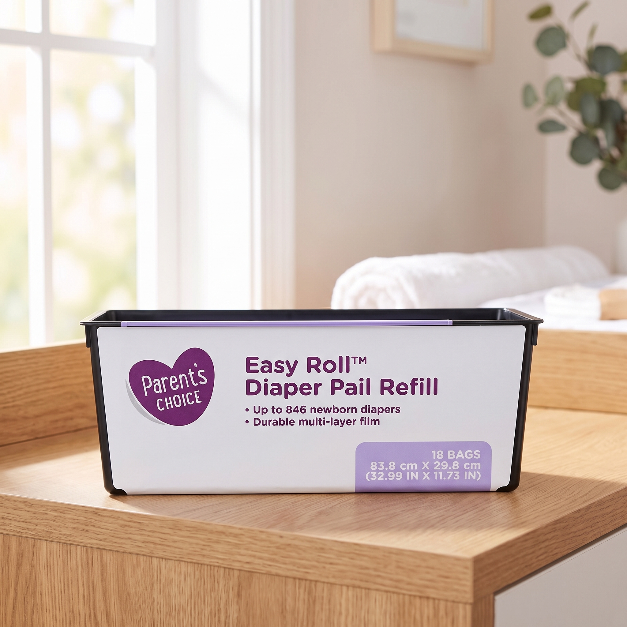 Parent's Choice Square Easy Roll Diaper Pail Refills photo 2