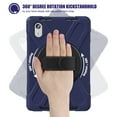 thumbnail image 4 of For Lenovo Tab M11/Tab K11 LTE/Xiaoxin Pad 2025 Case 11 inch, 360 Hand Strap, Shoulder Strap, Kickstand, Rugged Drop Protection, Navy Blue, 4 of 7