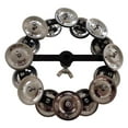 thumbnail image 2 of Langgg Hi Hat Tambourin avec Double Rangée de Rythme de Musique Tambourin pour Ensemble, 2 of 9