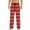 E Red, variant on KDFJPTH Mens Christmas Mens Casual Pajama Pants With Drawstring And Pockets Flat Front Pants Comfortable