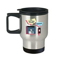 Computer Themed Gifts - USB I am your Father - Programmer Travel Mug - 14 oz Stainless Steel Coffee Cup