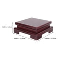 thumbnail image 5 of CHICHUMID Square Wooden Stand For Indoor Use 1Set 6.7X6.7X1.7In, 5 of 8