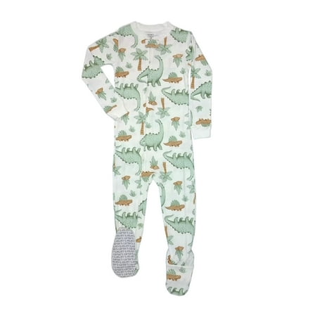 Carter's Toddler Boy's Dinosaur Print Soft Cotton Footed Dino Pajama Sleeper, Size 2T