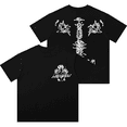 thumbnail image 4 of Keshi Requiem World Tour Merch Keshi Logo Vintage Wash Unisex Cotton Short Sleeve Tee, 4 of 5