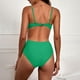 thumbnail image 4 of Trajes de Baño Sexy para las Mujeres Primavera Verano Correa de Color de Dos Piezas Al Aire Libre Beach Split Bikini, 4 of 6