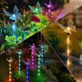 thumbnail image 2 of Juego de 6 luces solares LANNMXG mariposa a prueba de agua para jardín, 2 of 5