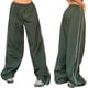 thumbnail image 2 of Pantalones de Paracaídas para Mujer, Pantalones Holgados de Pierna , Pantalones Deportivos con Cintura Elástica Y2K, Pantalones Deportivos, Ropa de Calle Verde L, 2 of 10