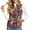Autumn Leaf Camouflage Pattern, variant on Easy to Pack Women's quilted jacket vest for Fall Winter, Stretch Polyester Layering Quilted jacket vest for Women, Zebra Print