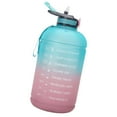 thumbnail image 2 of CNKOO 1 Gallon Motivational Gradiente Water Bottle with Time Marker Leakproof Transparent Kettle, 2 of 10