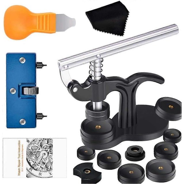 Kit de herramientas de Prensa de reloj ZHAOCHENG 17 piezas con herramientas de reemplazo de batería
