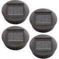 thumbnail image 1 of 4 Pieces Replacement Solar Lights With Led Bulbs, Solar Top Lights Replacement, Led Solar Panel Lantern Cover For Outdoor Hanging Garden Lantern, 1 of 4
