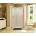 thumbnail image 3 of Maax 138996-900-000 Halo 78-3/4" High X 47" Wide Sliding Frameless Shower Door - Chrome, 3 of 7