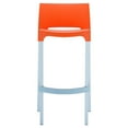 thumbnail image 2 of Compamia Gio 29.5" Outdoor Bar Stool in Orange, 2 of 5