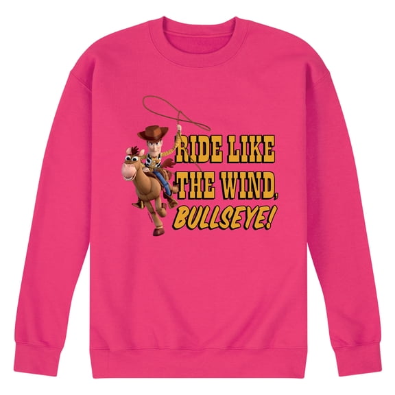 Toy Story - Ride Like The Wind - Men's Crew Neck Fleece Pullover